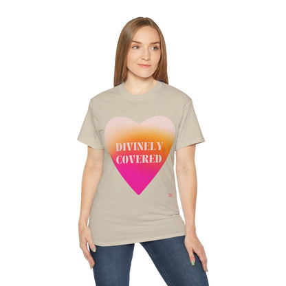 Divinely Covered and BLESSED - Unisex Ultra Cotton Tee - DiosaHaven