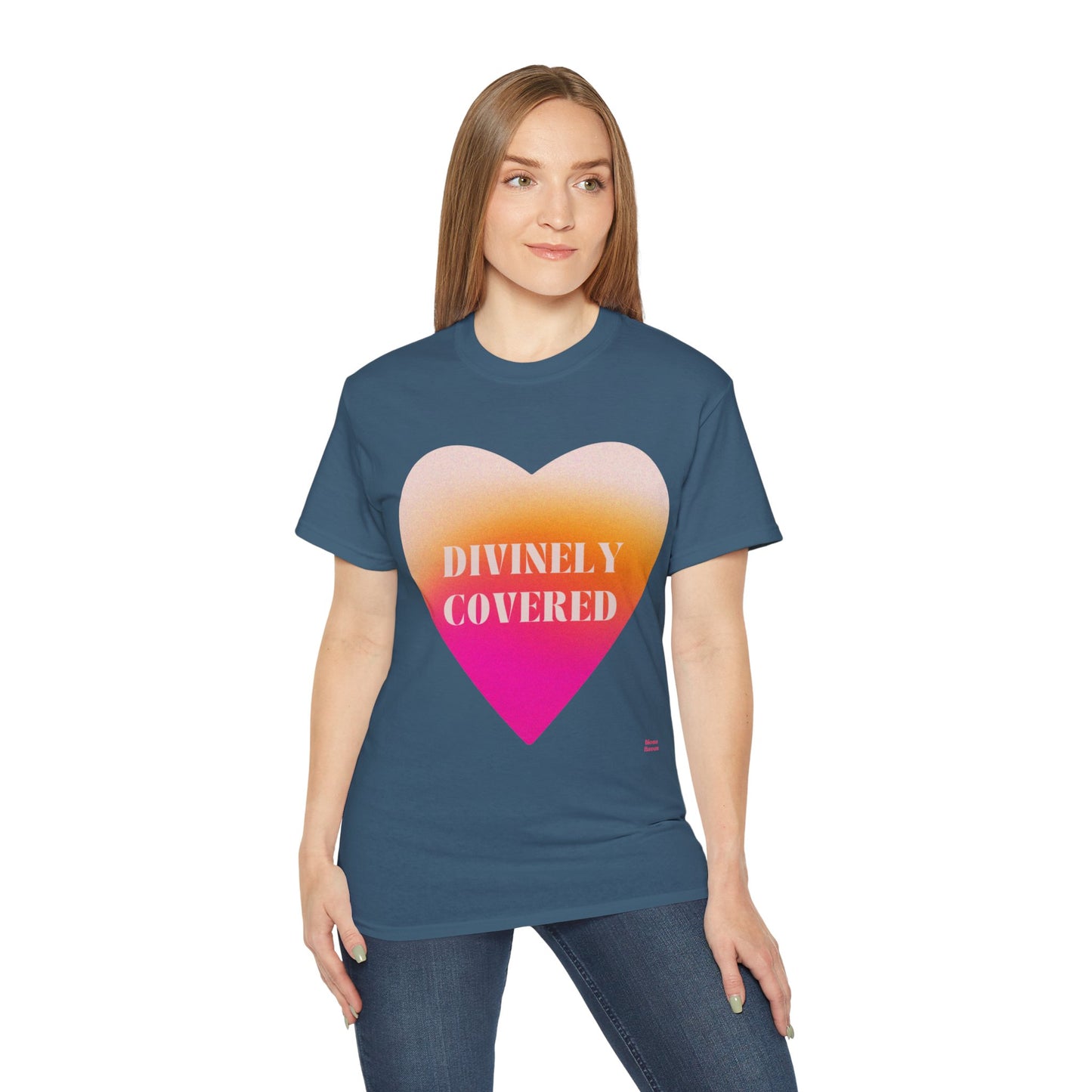 Divinely Covered and BLESSED - Unisex Ultra Cotton Tee - DiosaHaven