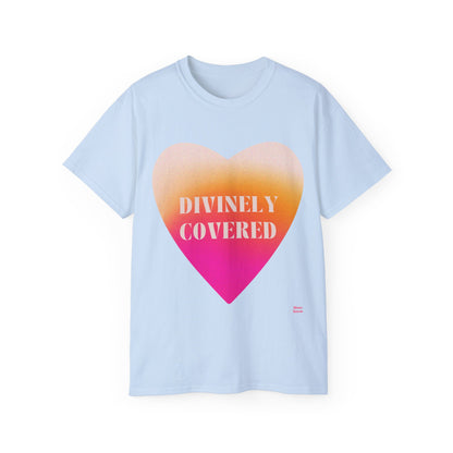 Divinely Covered and BLESSED - Unisex Ultra Cotton Tee - DiosaHaven