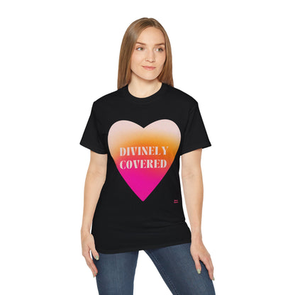 Divinely Covered and BLESSED - Unisex Ultra Cotton Tee - DiosaHaven